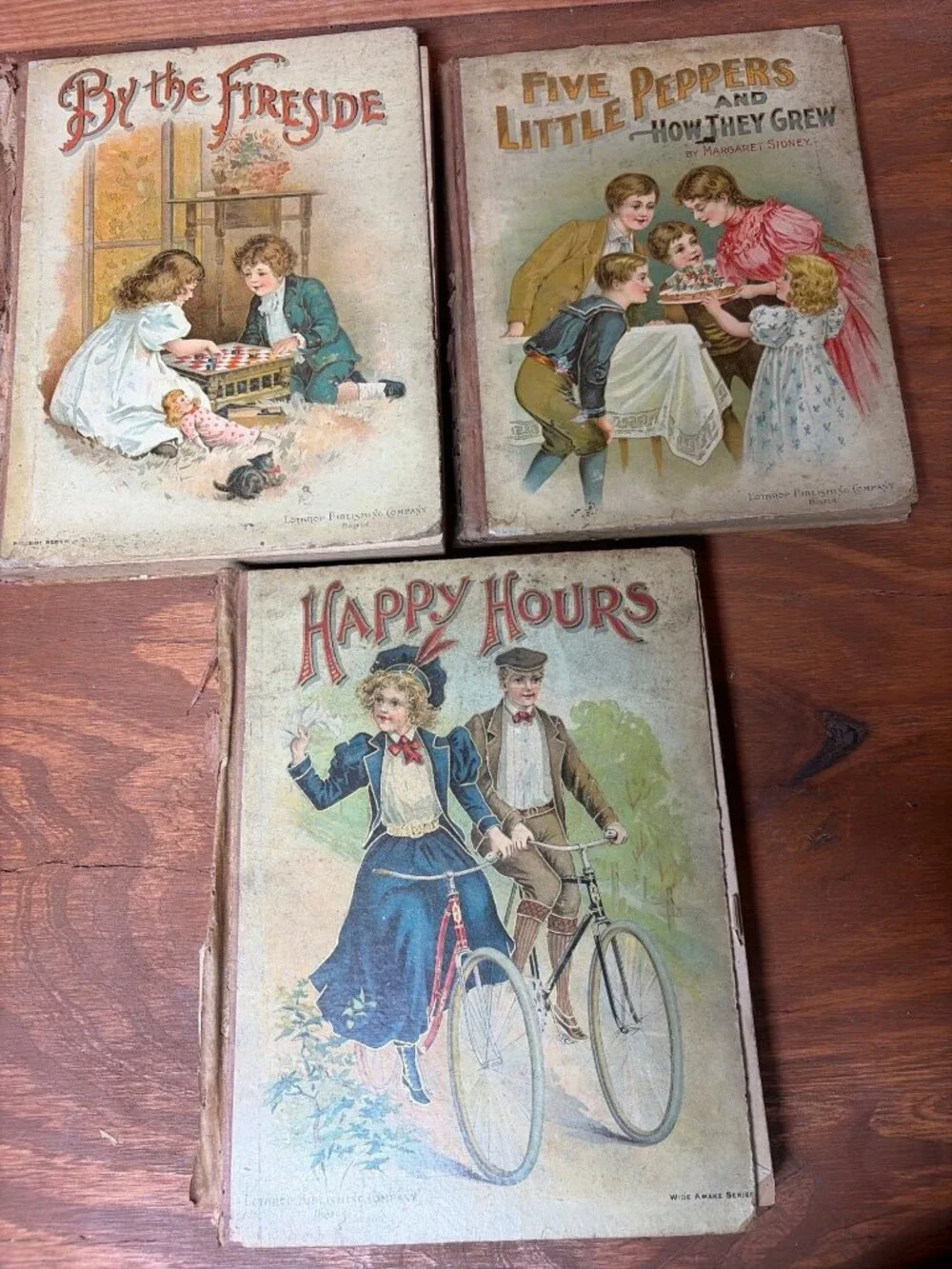 Antq. 1899 Illus. Books Lothrop 